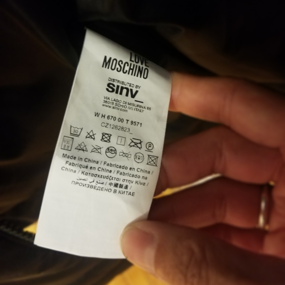 Love Moschino Heart Print Padded Puffer Jacket - Picture 4 of 6